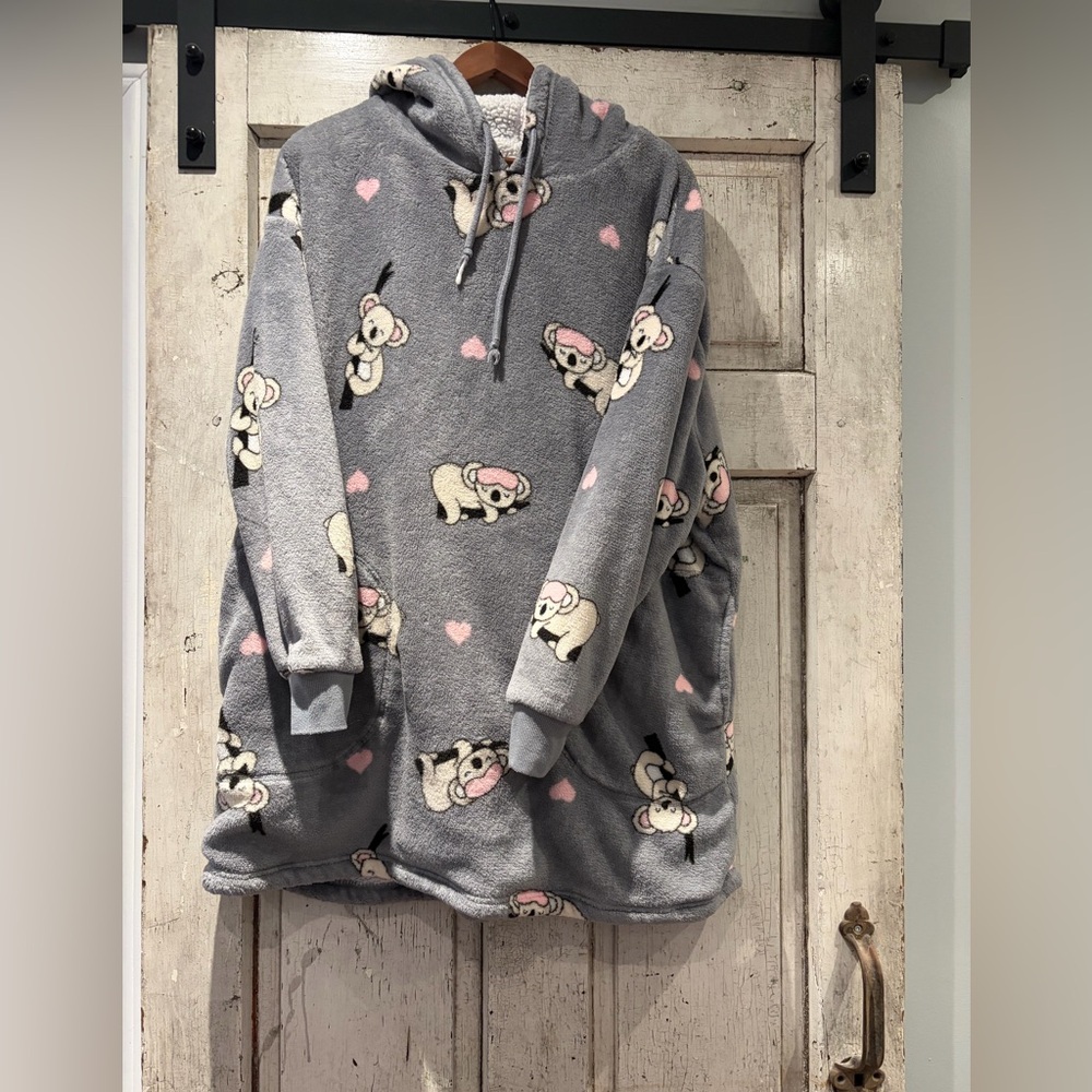 Ardene Gray Hoodie with koala Design